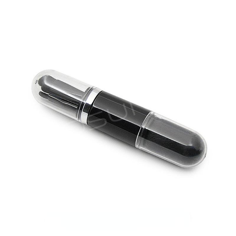 

Портативный набор кистей для макияжа 4-в-1 с крышкой из ПВХ для мини-пудры и кисточки для глаз