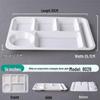 A5 Melamine Divided Cafeteria Tray