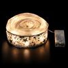 Christmas Decoration LED Ribbon Lights Christmas Tree Ornaments DIY Lace Bows String Light Navidad Home Decoration New Year 2025