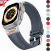 NEW Silicone Strap for Apple Watch Band Ultra 3/2 49mm 46 42 45 44mm Sport Band for Iwatch Series 11 10 9 8 7 6 SE 5 Bracelet