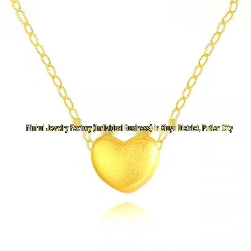 Shuibei 999 Pure Gold Ginkgo Leaf Buddha Necklace - Bestseller Jewelry Piece