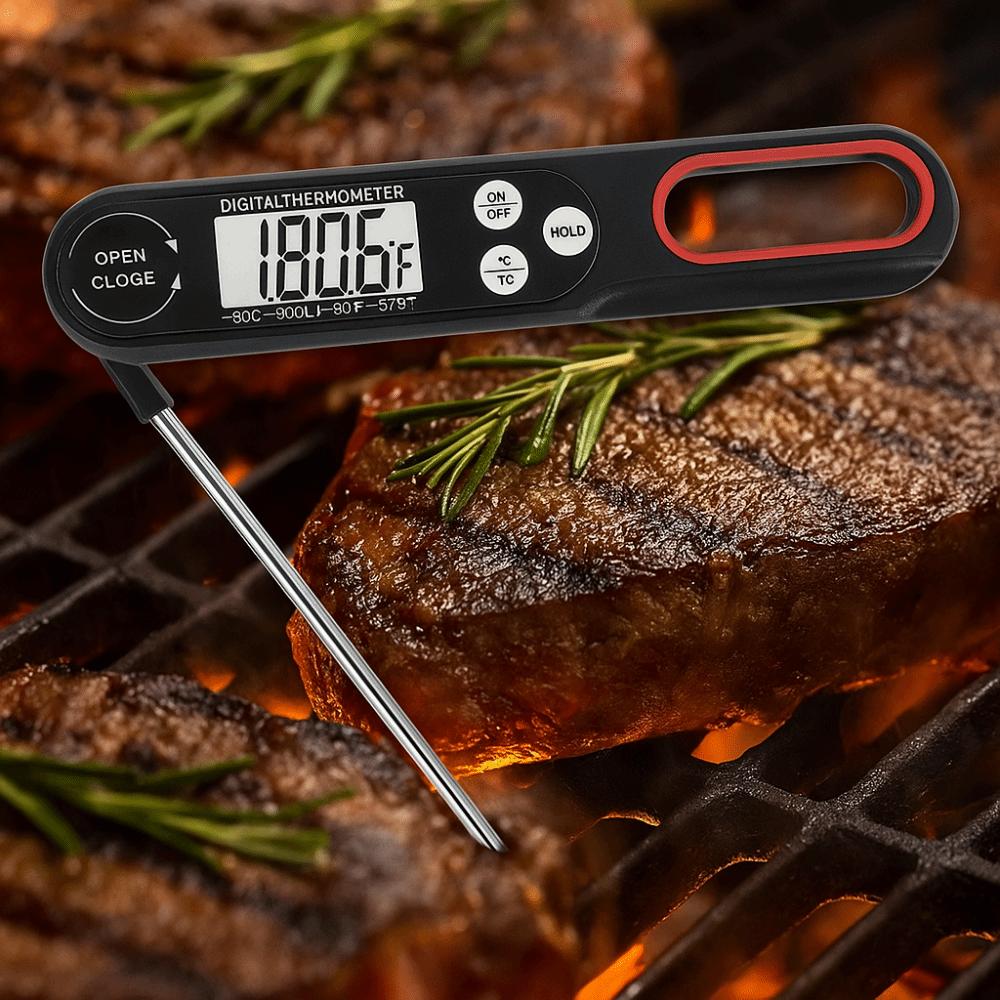 Switchable Units Probe Food Thermometer Instant Read Food Temperaure Sensor  Milk
