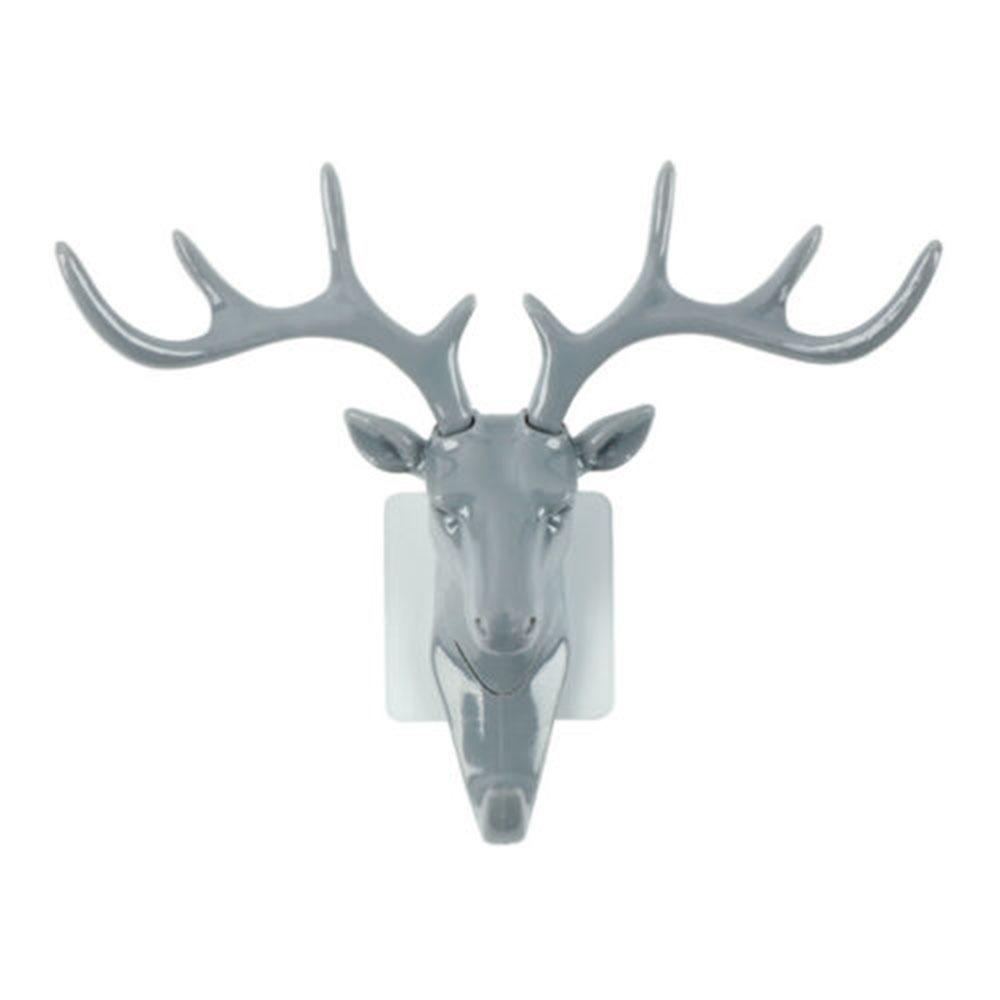 Vintage Deer head Animal Clothes Hanger Wall Mounted Hook Home Door Decoration Vintage Deer head Animal Clothes Hanger Wall Mounted Hook Home Door Decoration