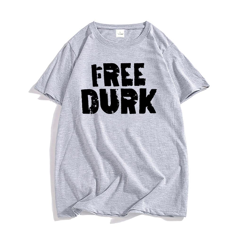 Free Durk Letter Print T-shirt Lil Durk Deep Thoughts Tshirts Short Sleeve Men Casual T-shirt Summer Cotton High Quality T Shirt