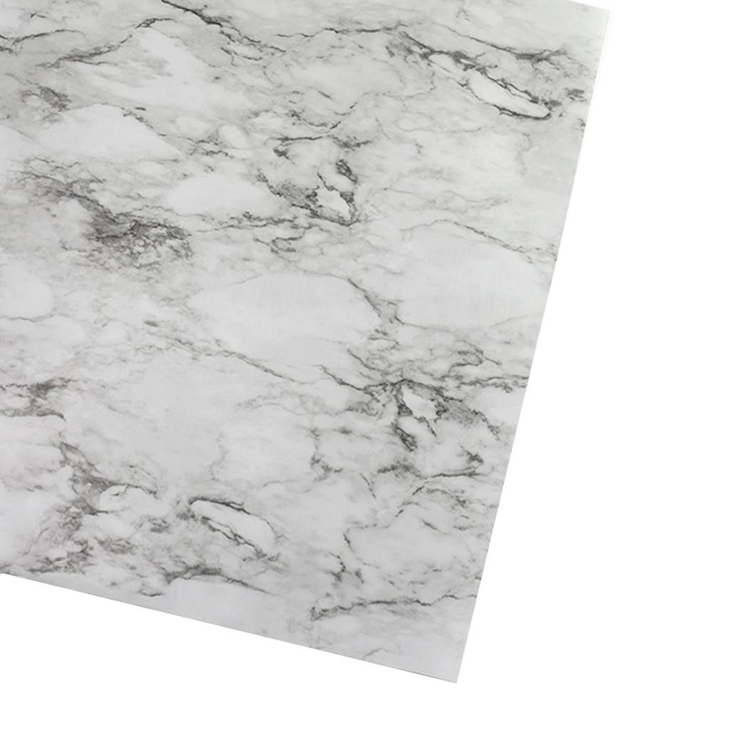 Waterproof Landscape White Marble Wallpaper Stick Self Adhesive Marble Wallpaper