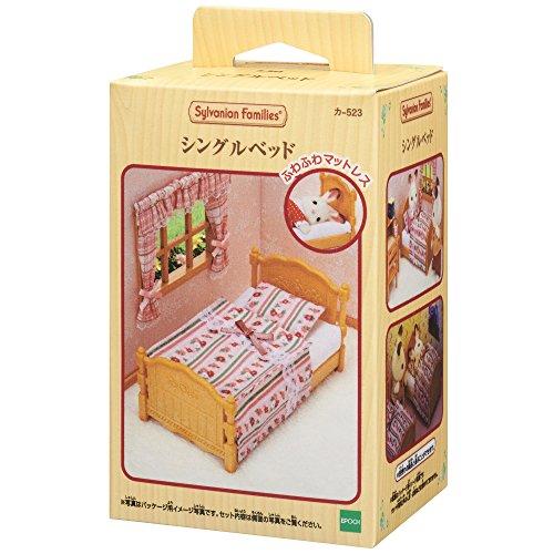 Sylvanian Families Furniture [Single Bed] Ka-523 ST Mark Certification For Ages 3 and Up Toy Dollhouse Sylvanian Families EPOCH