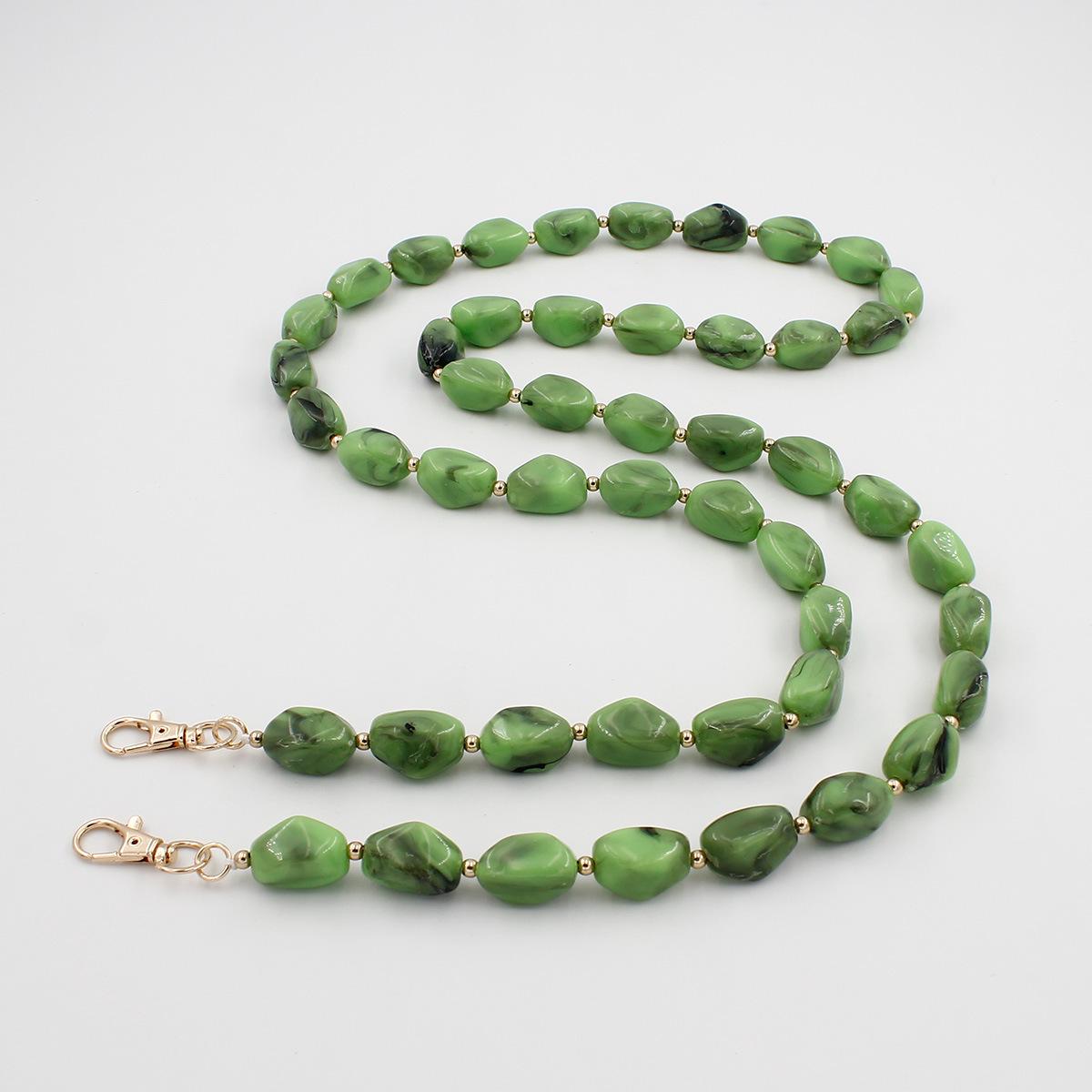 

Сделанная вручную нерегулярная акриловая сумка-цепочка с цветными блоками - DIY аксессуар