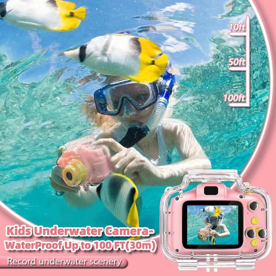 Children Swimming Camera Pixels Stretchable Photo Waterproof High-definition Size Sports Shoot Underwater Kids