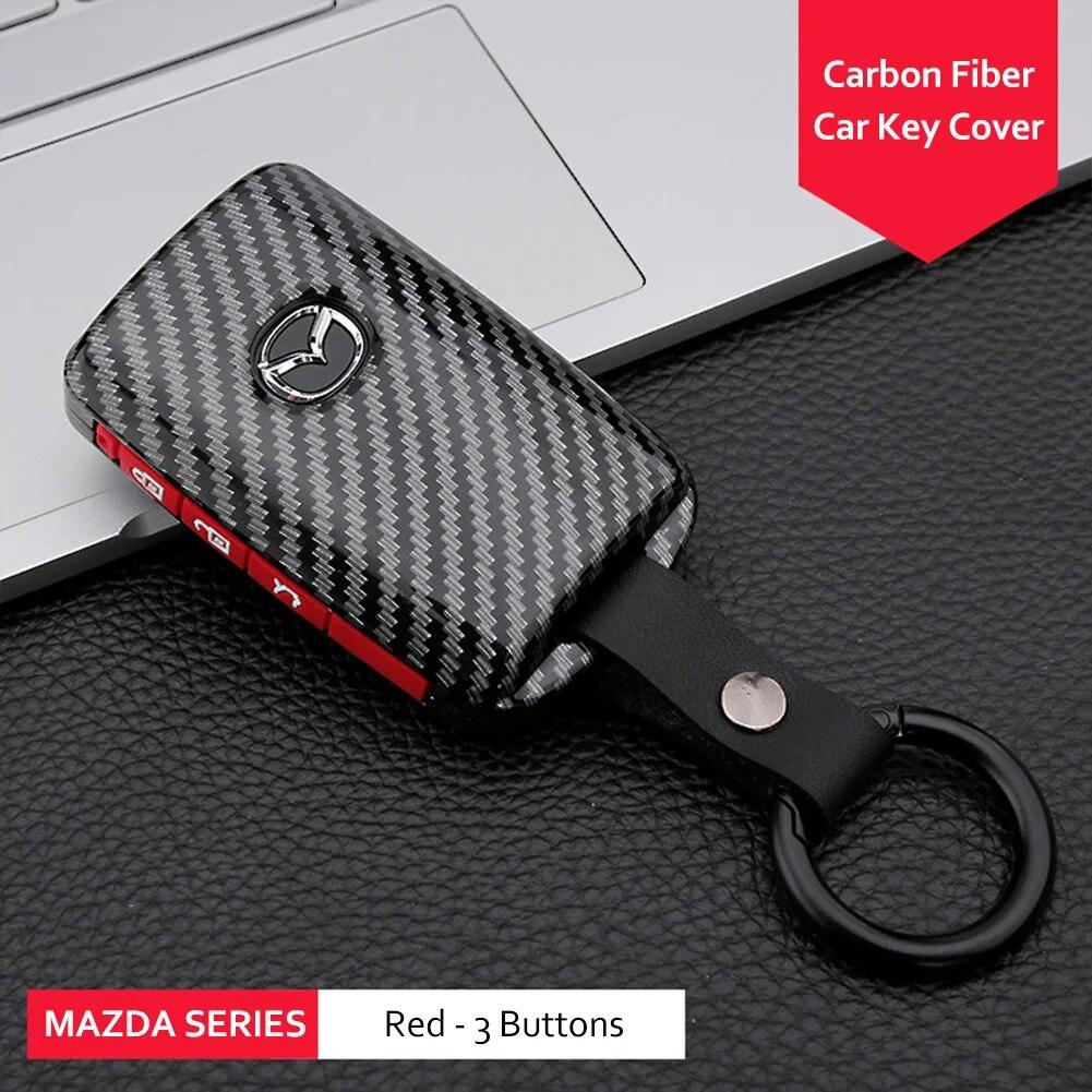 Car Key Case Cover For Mazda 3 BP Alexa CX-5 CX5 CX 5 CX8 CX9 CX-30 CX30 MX5 RF MX 5 CX4    2022 2023 Accessories