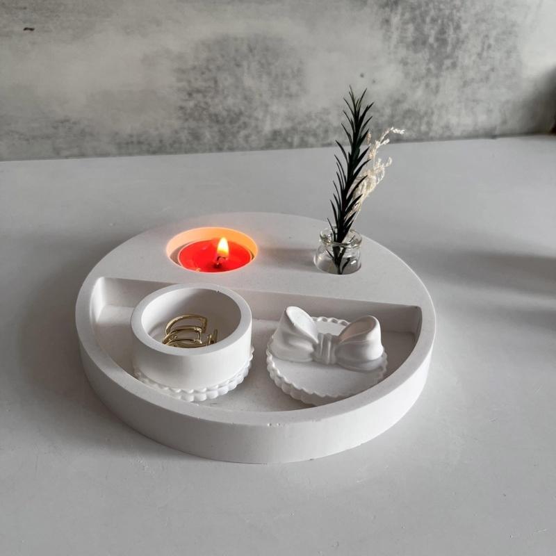 Flexible Sturdy Silicone Mould Fashion Accessory for Making Unique Round Shaped Candle and Home Decorations