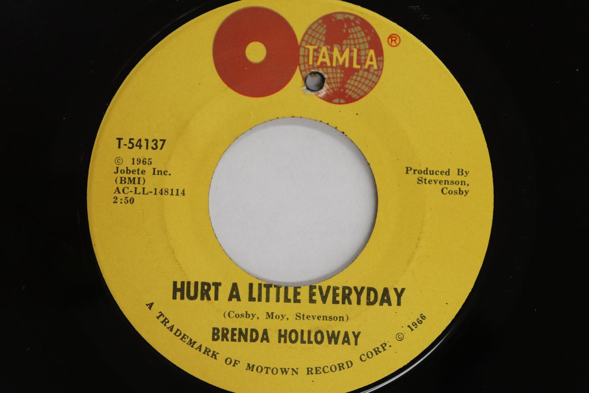 

7inch Record BRENDA HOLLOWAY - Hurt A Little Everyday / Where Were T54137 TAMLA 1966 US Soul/Funk Used