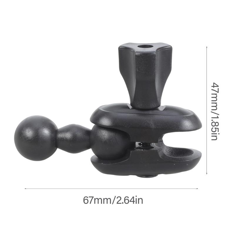 Ball Head Adapter Extension Joint Mount Adapter Connecting Brackets for 17mm Car Phone Tablet Holder