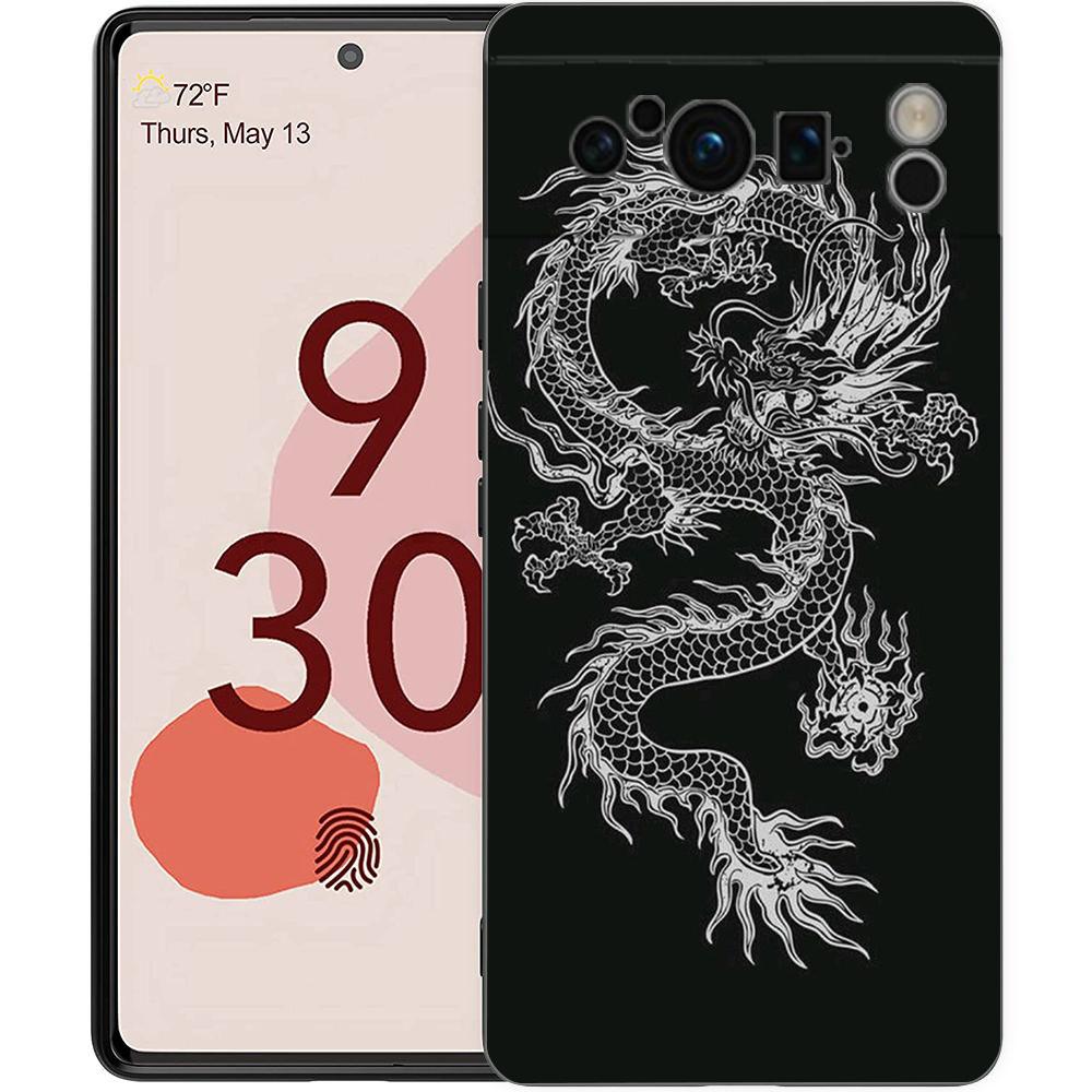 

Чехол для телефона Дракон для Google Pixel 8 7 6 7A 6A Pro 5G Ударопрочный Силиконовый Мягкий 8 Pro 5G Чехол Capas Coque Сумки Чехлы TPU Pixel 6a 5g