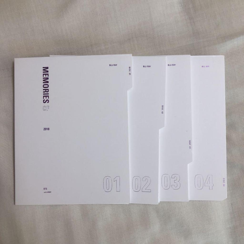 [USED] BTS MEMORIES 2018 Blu-ray with Japanese Subtitles