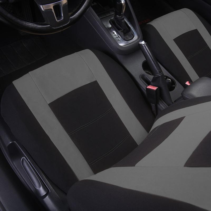 Universal 5-Seat Car Seat Cover Set Breathable Comfortable Polyester Material with Sponge Padding Suitable for All Seasons