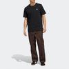 Adidas Originals Trefoil Logo Crew Neck Breathable Short Sleeve T-Shirt Men Tops Black HM9371
