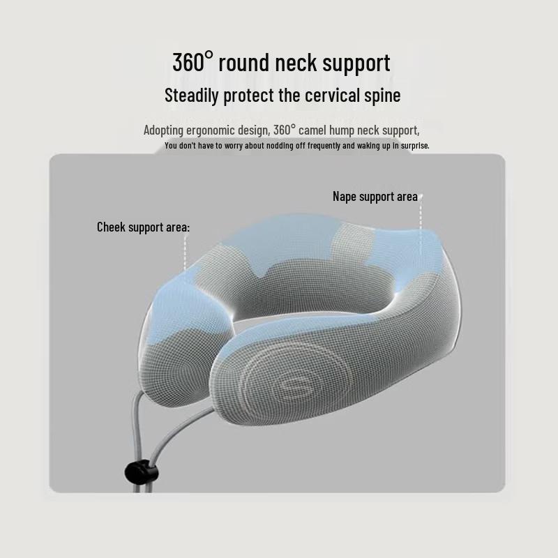 SKG N1 Premium Portable Heated U-shaped Neck Pillow CN plug (adapter included)