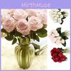 Elegant 18 Heads Silk Rose Artificial Flowers For Stunning Home Dcor