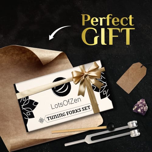 Healing Tuning Forks (128Hz, 256Hz, 512Hz) ? Tuning Fork Medical Set with Body Weights for Chakra Healing ? Yoga and Meditation Accessories ? Frequenc