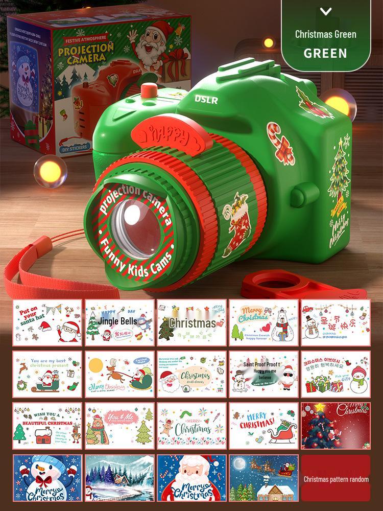 Christmas Luminous Projection Flashlight Toy for Kids