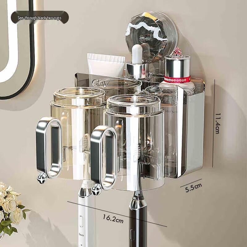 Aige Punch-Free Wall-Mounted Toothbrush Holder