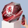 Middlesbrough FC Mini 5 Fold Pocket Umbrella Compact Lightweight Anti UV Rain Sun Protection Umbrella Portable Travel Umbrella
