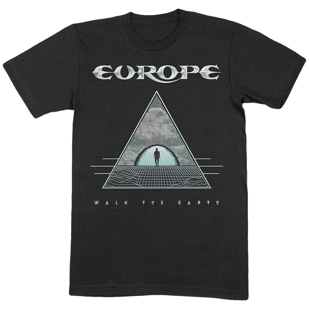 Men s Europe Walk The Earth Slim Fit T-shirt Medium Black S