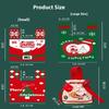 Christmas Gift Bags Xmas Santa Sacks Packaging Knitted Storage Bag Merry Christmas Kids Candy Bag Home Decor Christms Decoration
