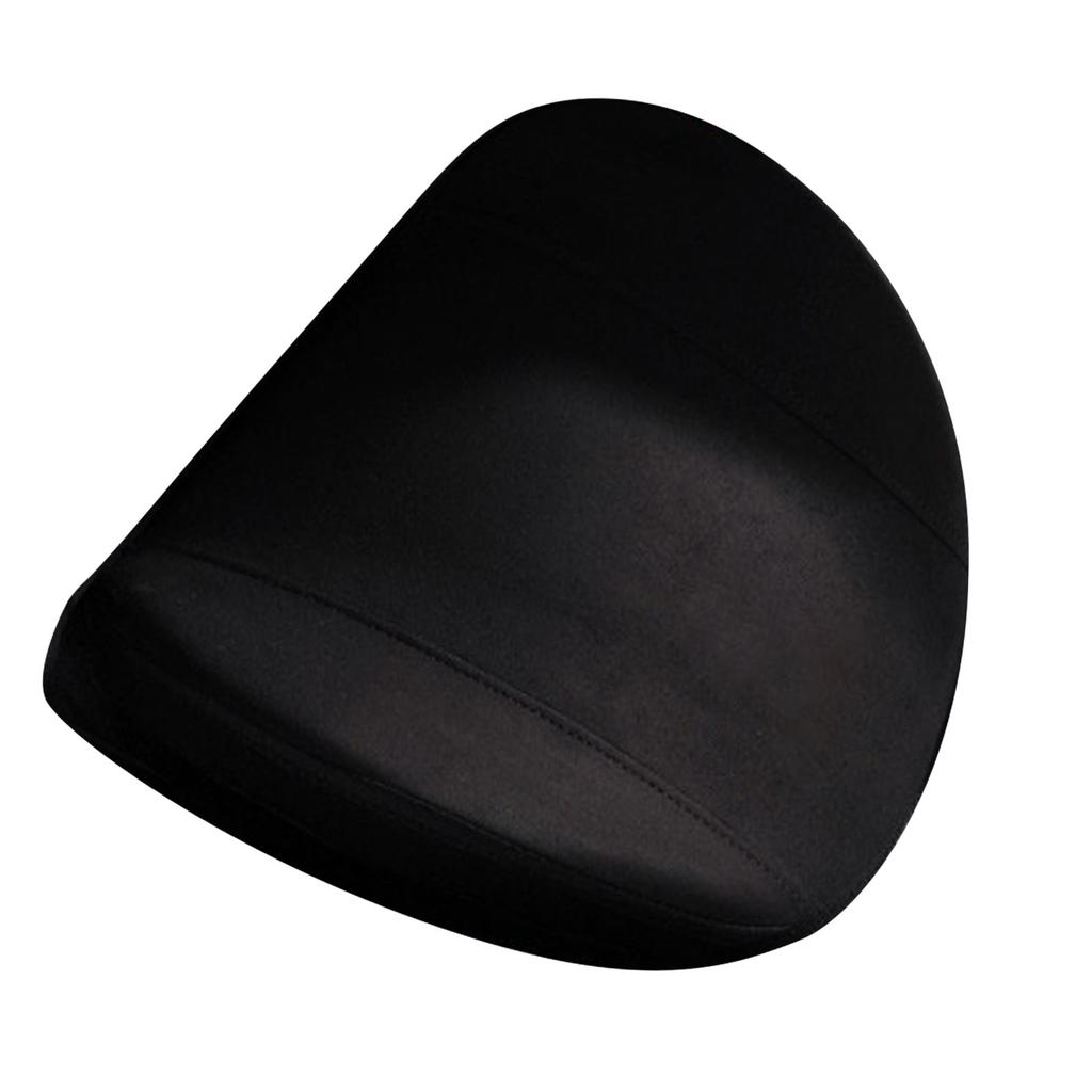 Car Lumbar Pillow Seat Memory Foam Lumbar Support Pillow Back Pain Relief Breathable Lower Back Pillow Black Lumbar