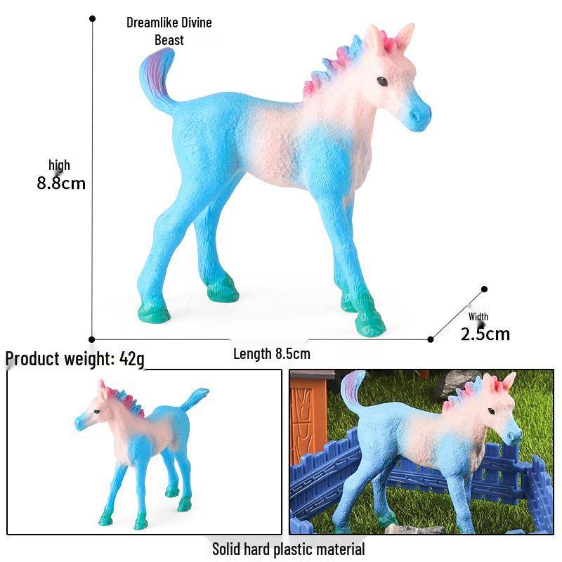 Cross-border Mythical Unicorn Pegasus Toy Model for Kids