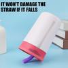 2Pcs Flexible Straw for Owala Kids Water Bottle 12/15oz BPA-Free Silicone Lid Straw Accessories Floral Lace Edges Replacement Straws for Owala