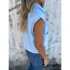 Spring And Summer New Style Daily Comfortable Basic Short Style Loose Short Sleeved T-Shirt Top Vest For Women
