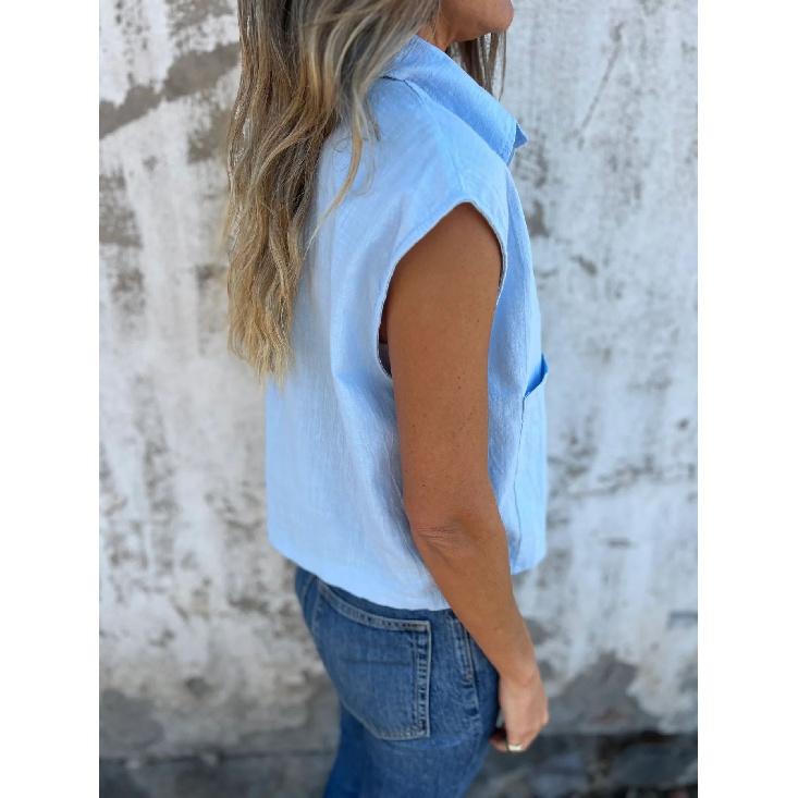 Spring And Summer New Style Daily Comfortable Basic Short Style Loose Short Sleeved T-Shirt Top Vest For Women