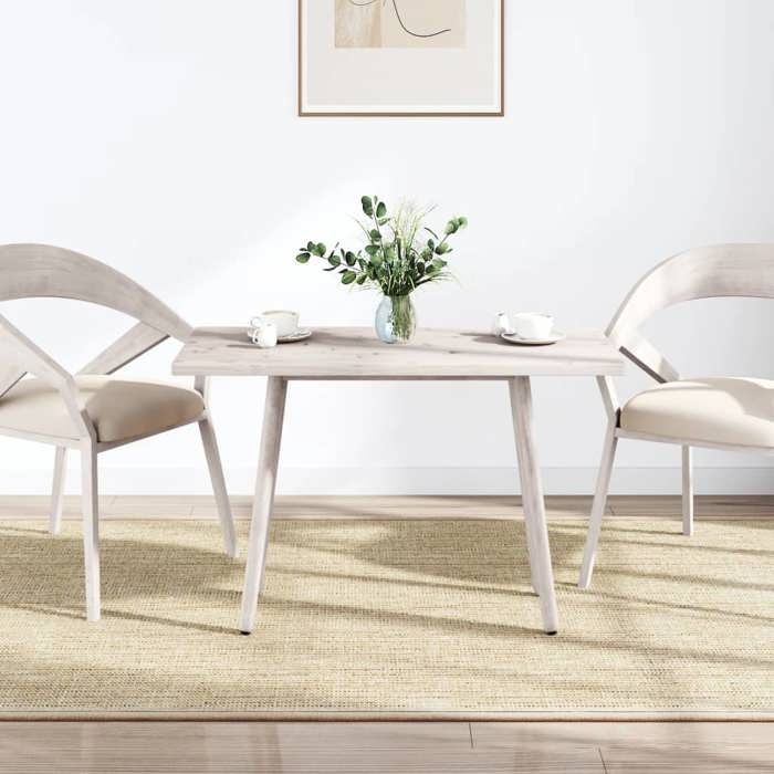 VidaXL Dessus de table blanc 110x55x2,5 cm bois de pin massif 824411