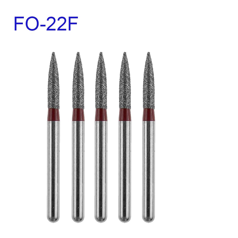 5Pcs/Pack, Jnsur Dental Diamond Burs Dental Drills For High Speed Handpiece Fg Dia 1.6Mm Dental Lab Technican Dentistry Material