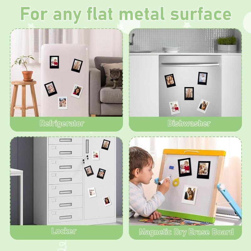Mini Magnetisch Fotolijstje Koelkastmagneet Foto Sticker Houder DIY Herbruikbare Postkaart Foto Opbergdoos Wanddecoratie