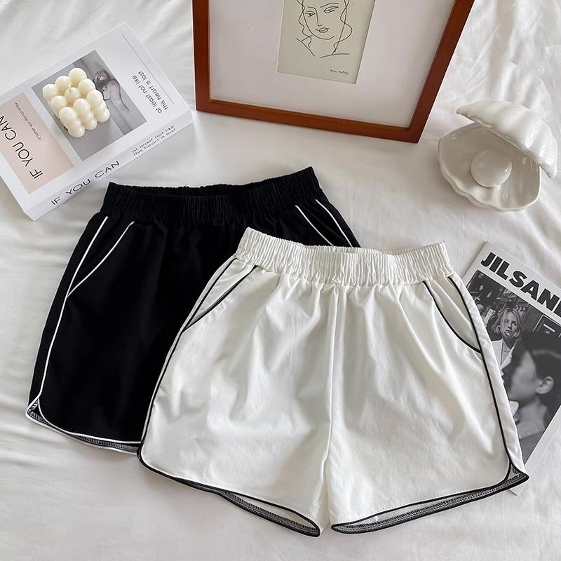 Sports Shorts Women's Summer Loose Running Fitness Outside Wear High Waist Wide Leg Slimming Quick Dry Casual Pants