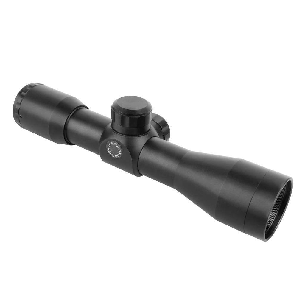 SKEERY 4X32 Zielfernrohr, 4-fache feste Vergrößerung, Kompaktes kurzes Zielfernrohr mit 20-mm-Montagering