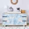 Sky Blue Animal Peel And Stick Wallpaper Retro Jungle Elephant Waterproof Cabinet Sticker Vintage Self Adhesive Giraffes Decor