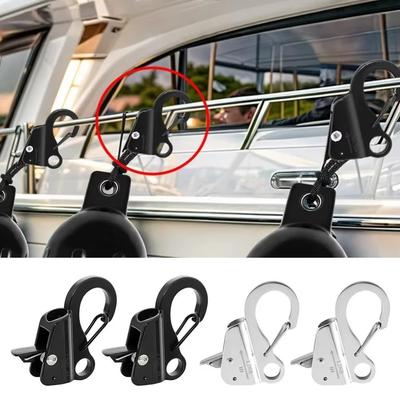 3/8 Zoll Bootsankerhaken 5/8 Zoll Schnellverschluss-Stopper Praktischer Bootsfender-Clip Marinegebrauch