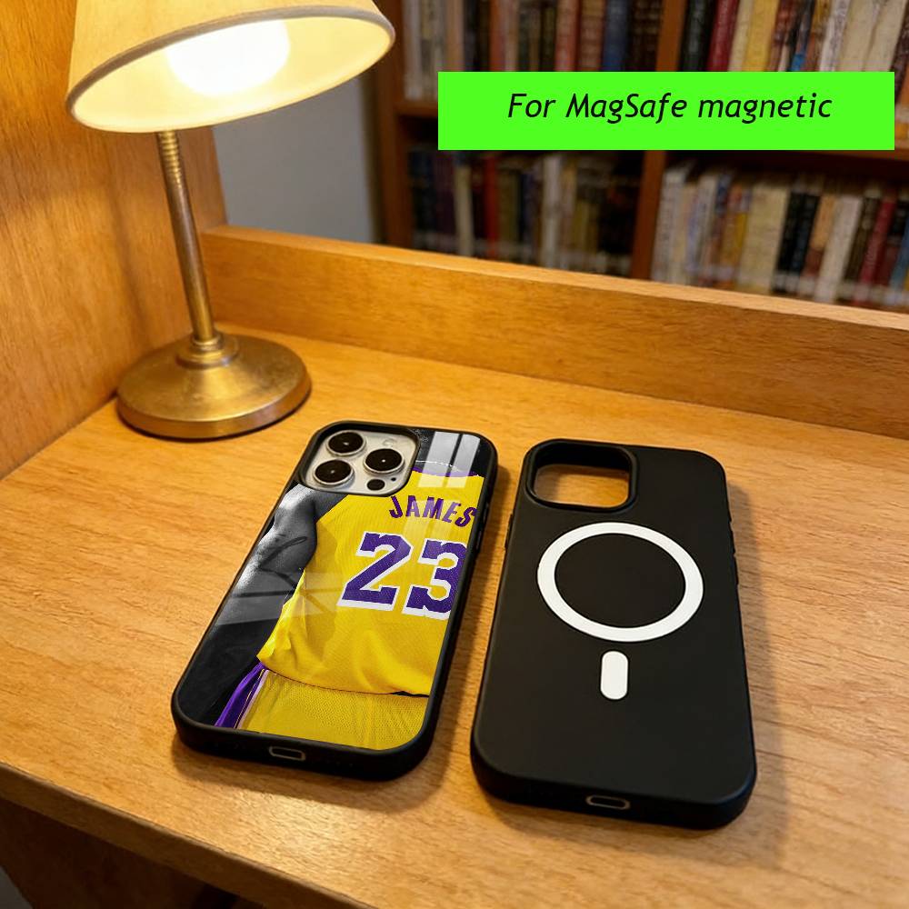 LeBron James Phone Case For iPhone17,16,15,14,13,12,11 Plus,Pro Magnetic For Magsafe Wireless Charging
