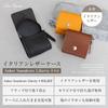 [Dom Teporna] Genuine Leather Earphone Case for Soundcore Liberty 4 and Anker, Full Protection, Scratch Resistant, Stylish, with Carabiner, Button Clo