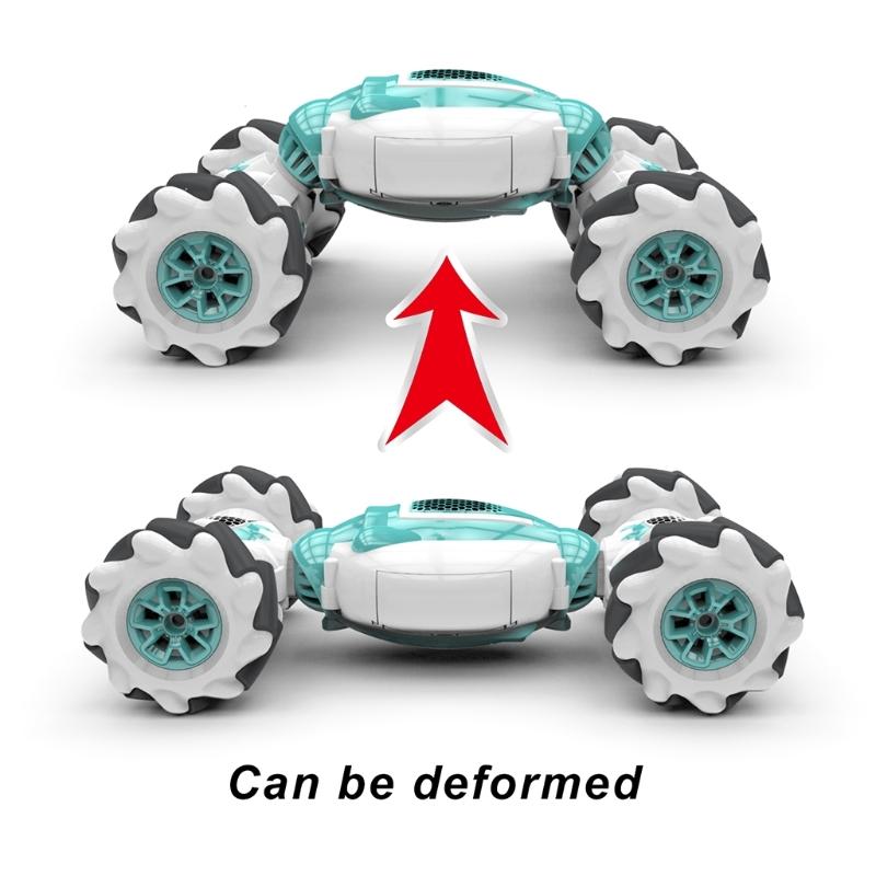 2.4Ghz Remote Control Car 4WD Watch Gesture Sensing Control RC Stunt Car  with LED Light Music Effect Children's Toy