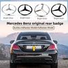 ABS Heck Stern Embleme Kofferraum Stern Logo Aufkleber Plakette für Mercedes Benz W204 W205 W206 W212 W213 W177 W176 W117 W222 W223