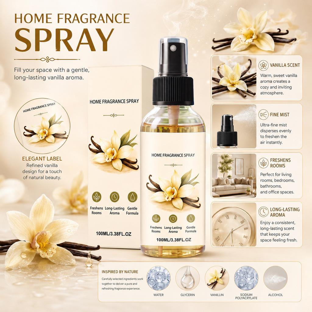 Spray with Lemon for Home and Car, Multi-Purpose 100ml