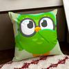 APP DDuolingo Cushion Cover Reversible Soft Durable Pillow Cover Home  Car MultiScene Use for Daily Comfort