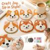 Kit de Punch Needle pentru Adulți - Set de Broderie DIY cu Lână și Pânză, Kit de Izolare Termică, Cadou pentru Alinarea Stresului