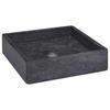 Vidaxl Sink, Black, 40X40X10 Cm, Marble