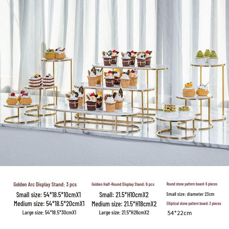 Stainless Steel Buffet Dessert Display Stand
