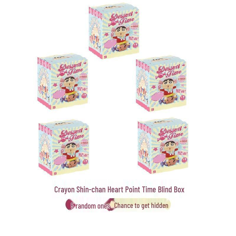 Crayon Shin-chan Hand-painted Snack Time Figures - Cake Decorations & Desktop Ornaments, Perfect for Birthday Gifts.